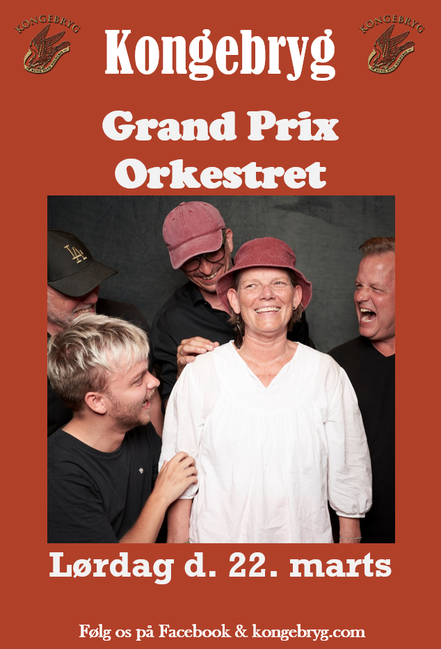 Grand Prix Orkestret // Kongebryg lørdag d. 22. marts kl. 20:30. Billetter