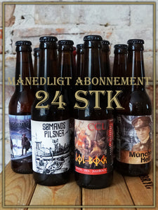 24 stk. øl Abonnement
